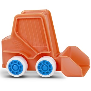 Coleção de caminhões de brinquedo em material maleável-541-39961