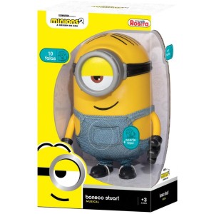 Boneco E Personagem Minions Stuart 25cm 10 Frases-114127-38481