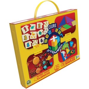 Brinquedo Pedagogico Educativo 4em1 42 Pecas Mdf-111698-65805