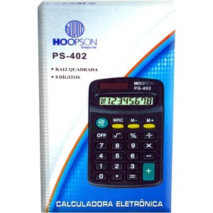 Calculadora De Bolso 8digitos Pilha Aaa/solar Pret-075680-73097