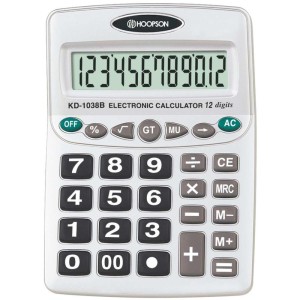 Calculadora De Mesa 12digitos A Pilha-077087-75372