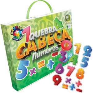 Quebra-cabeca Madeira Numeros E Operacoes 44 Pecas-111697-96245