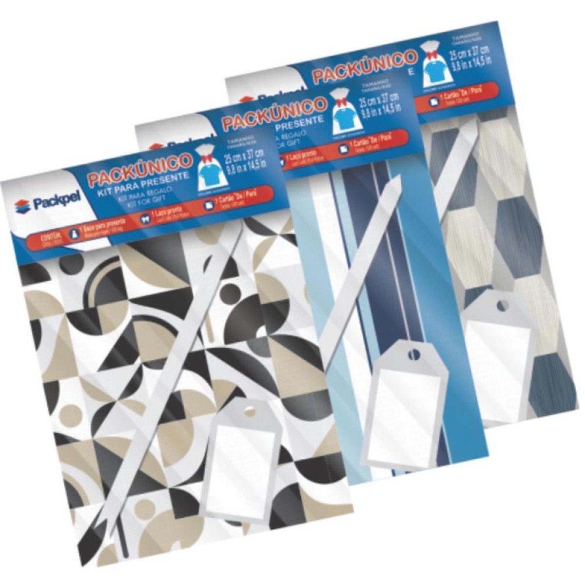 Saco Metalizado 35x55cm Masculino Saco+laco+tag (s)-114894-66888