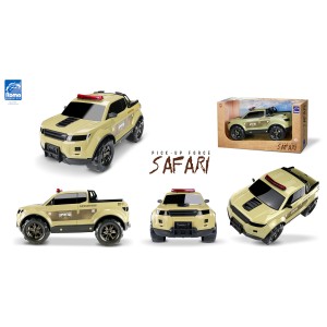 Carrinho De Brinquedo Pick-up Force Militar Safari Com Giroflex-994-27805