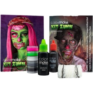 Pintura Facial Kit Efeitos Especiais Zumbi-113234-35904