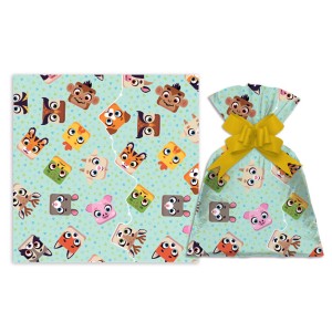 Saco De Presente Perolado 278 Animal Toy 20x29cm 50un.-1199100136