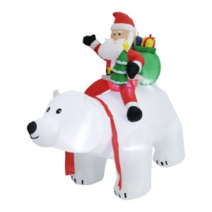 Urso C/noel Inflavel 180x170cm-843193