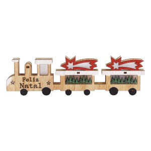 Enf Trem Mad C/luz 25x7cm-843095