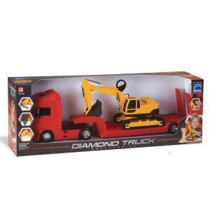 Caminhão De Brinquedo Com Escavadeira Na Carroceria-1327-84127