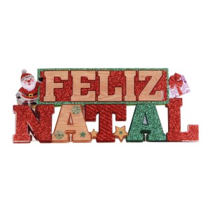 Painel Feliz Natal C/luz 30x12cm-843666