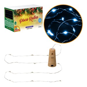 Pisca Rolha 10led Azul 1m A Pilha-841318-67738