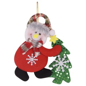 Boneco Noel/neve C/arvore 17cm-843608