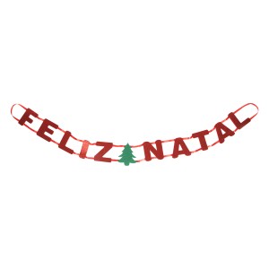 Cordao Feliz Natal Shine 90cm-843664