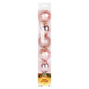 Bola Tb Esfera 6cm C/6pcs Rose-841905-82761