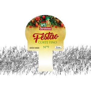 Festao Corte Fino Prata 9cmx2m-842050