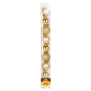 Bola Tb Esfera 5cm C/9pcs Dourada-841891-41338