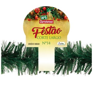 Festao Corte Largo Fosco 14cmx2m Verde-843177