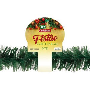 Festao Corte Largo Fosco 11cmx2m Verde-843176