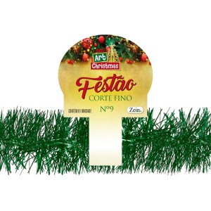 Festao Corte Fino Verde 9cmx2m-842048