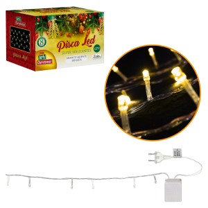 Pisca Led 100l Bco Quente 8m 127v Ft-840992-28215