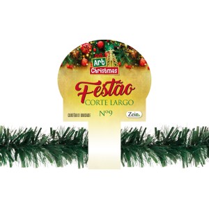 Festao Corte Largo Fosco 9cmx2m Verde-843175