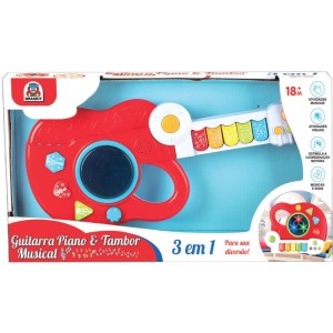 Brinquedo Para Bebe Guitarra Piano Musical 3em1-115201-69648