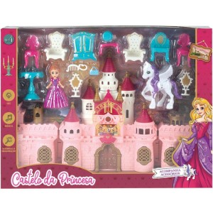 Casinha De Boneca Castelo Da Princesa C/som E Lu-115205-71765