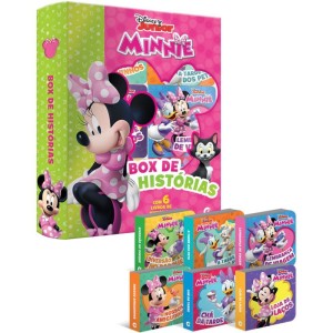 Livro Brinquedo Ilustrado Box De Historias Minnie C/6-113758-79655