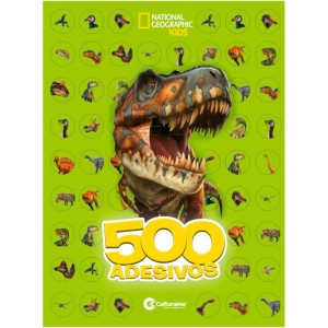 Livro Com Adesivos Dinossauros 40p C/500 Adesivos-113745-14064