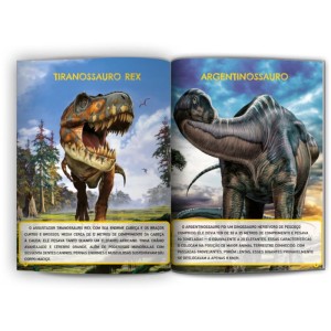 Livro Com Adesivos Dinossauros 40p C/500 Adesivos-113745-33476