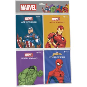 Livro De Atividades Marvel Solapa 10,5x13,5 24p-113735-62729