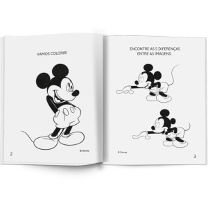 Livro De Atividades Mickey Solapa 10,5x13,5 24pag-113736-66929