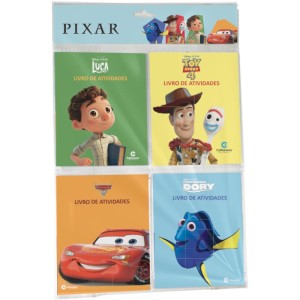 Livro De Atividades Pixar Solapa 10,5x13,5 24pg-113737-34841