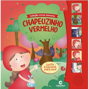 Livro Sonoro Chapeuzinho Verm. 19,5x19 12p-113754-79054