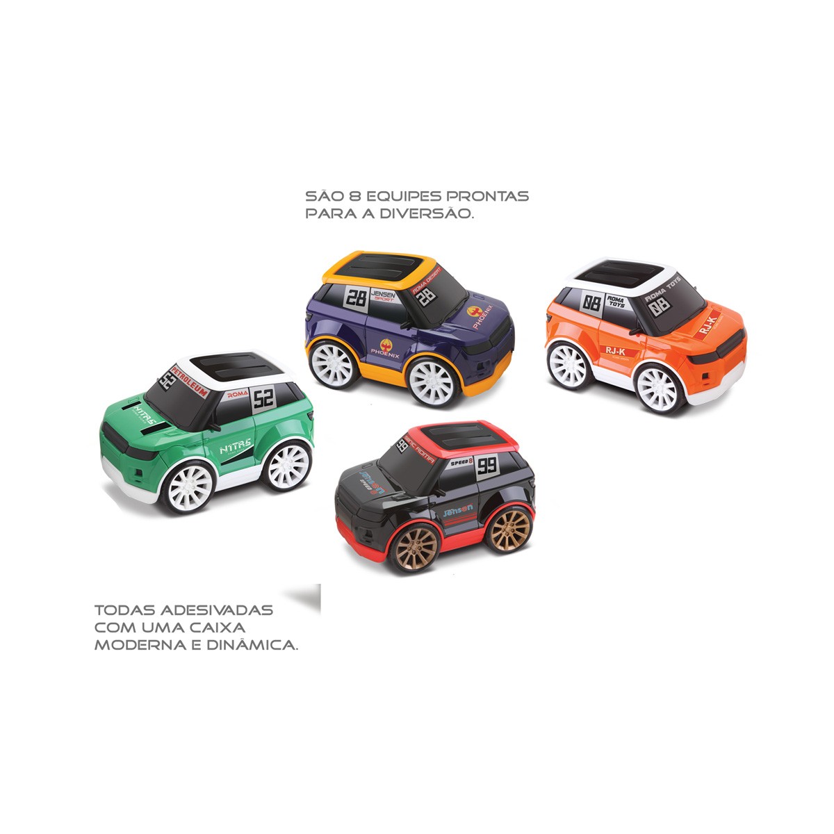 Carrinho Infantil - Caminhão de Bombeiros - Next Race - Roma Brinquedos