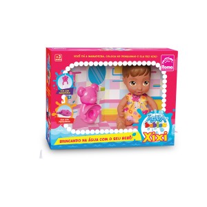 Boneca Negra Água Babies Que Faz Xixi Com Acessórios-5831-47654