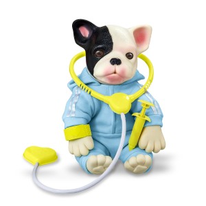 Boneco Pets Reborn Buldogue Veterinário Com Acessórios-5844-61638