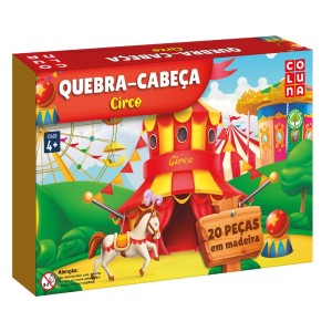 Q. cabeça 20 pçs - circo - madeira-791089-96895