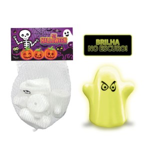 Kit com 6 fantasminhas neon para halloween-899536-99351