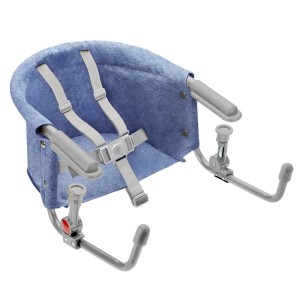 Cadeira De Alimentação Portátil De Encaixe Em Mesa Click N' Clip V2 Multikids Baby Azul-BB377-438