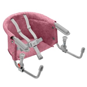 Cadeira De Alimentação Portátil De Encaixe Em Mesa Click N' Clip V2 Multikids Baby Rosa-BB378-726