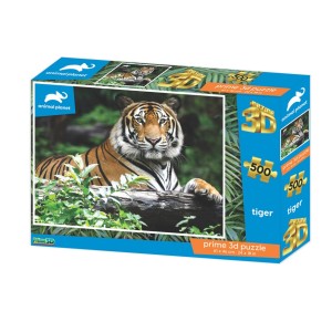 Quebra-cabeça Super 3d Modelo Tigre Com 500pcs-BR1059-707