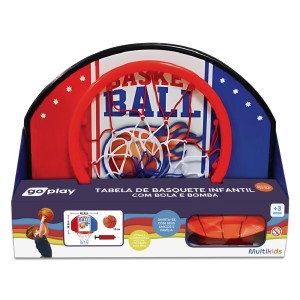 Go Play - Tabela De Basquete Infantil Com Bola E Bomba-BR2323-120