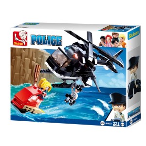 Cubic - Helicóptero De Combate 221 Peças-BR1459-940