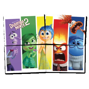 Painel 4 Laminas Divertidamente 05x01