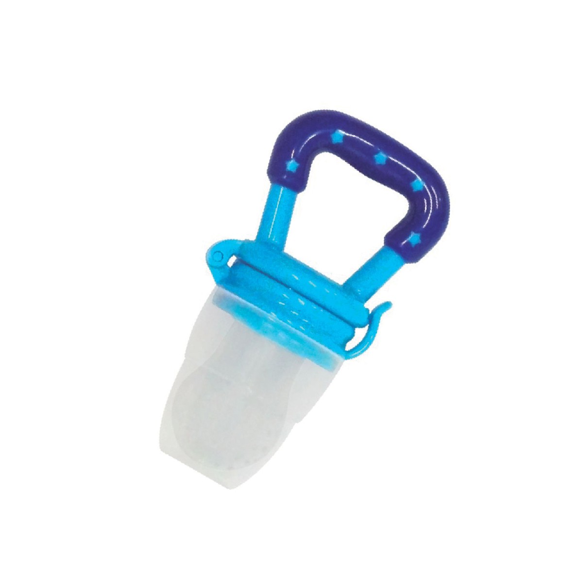 Bico alimentador de silicone azul-7841-40256