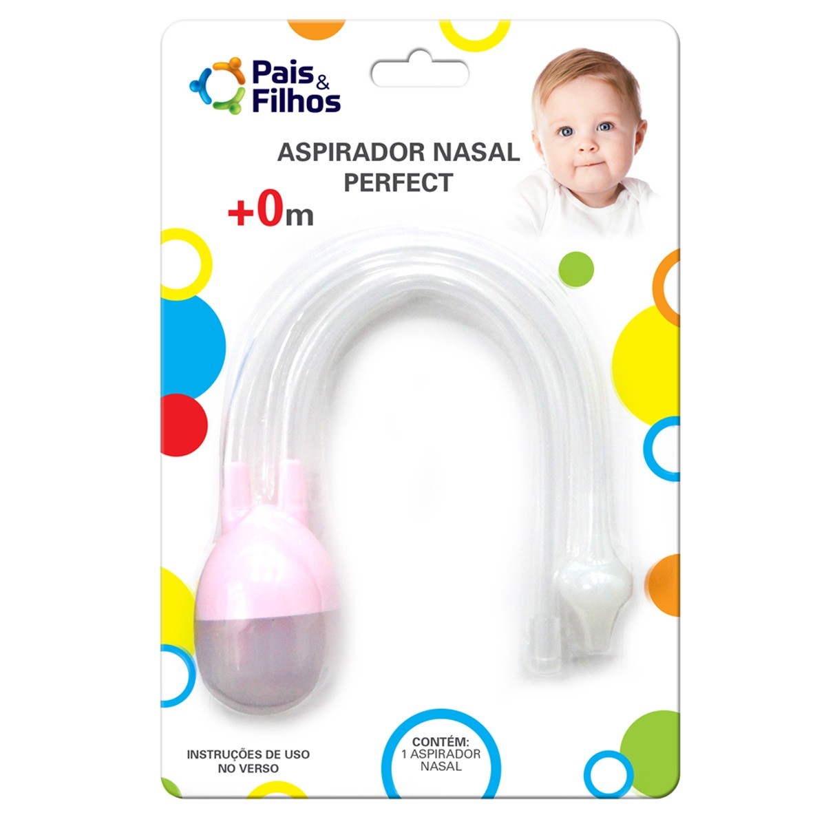 Aspirador nasal de silicone com cores sortidas-8967-77656