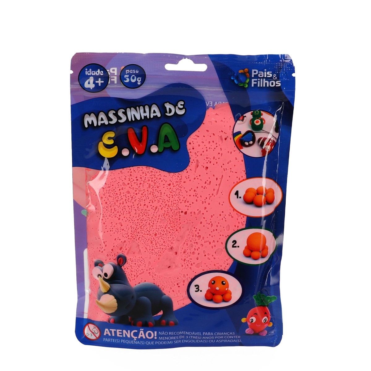 Kit de massinhas de modelar e.v.a cores sortidas-6993-46317