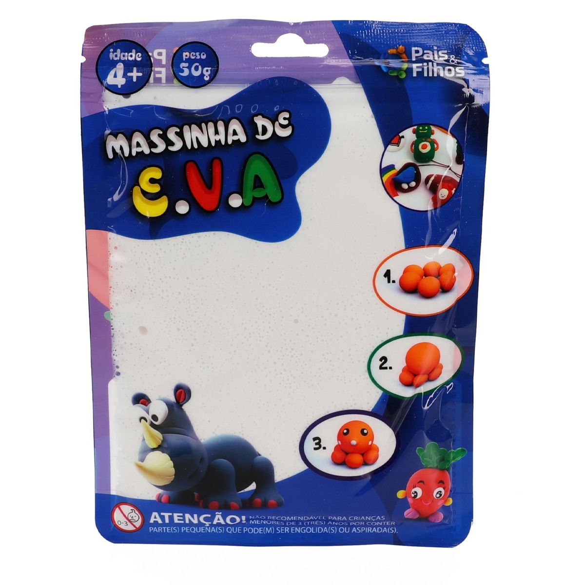 Kit de massinhas de modelar e.v.a cores sortidas-6993-56751