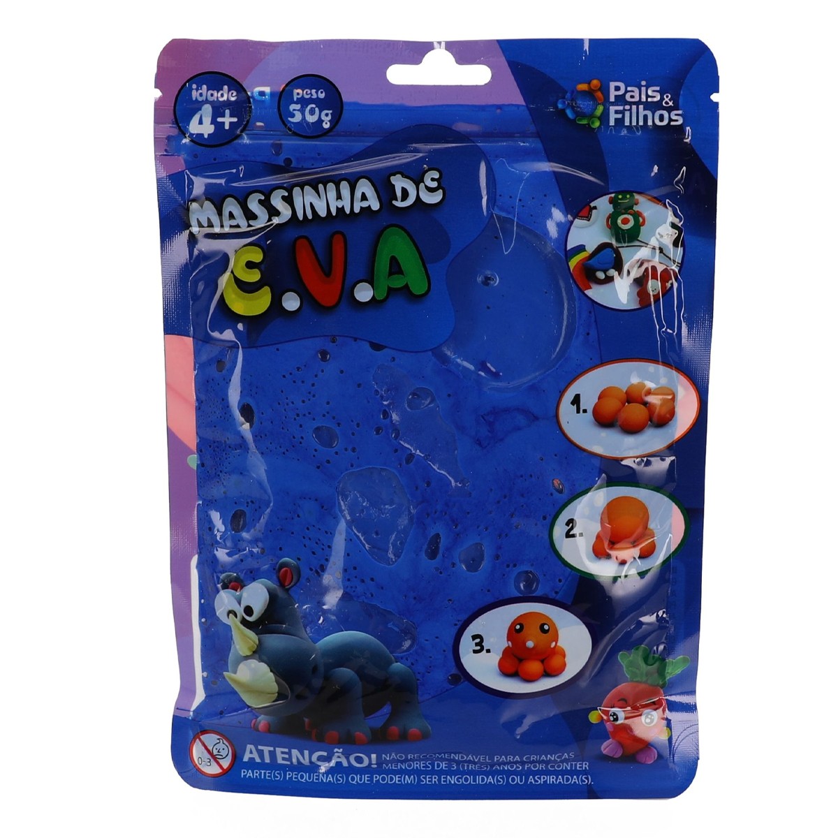 Kit de massinhas de modelar e.v.a cores sortidas-6993-60613